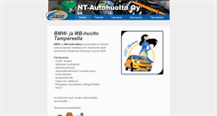 Desktop Screenshot of nt-autohuolto.fi