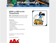 Tablet Screenshot of nt-autohuolto.fi
